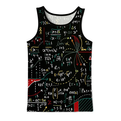 Graffiti PatternTank Top Topuri de sport cu imprimare 3D pentru bărbați Îmbrăcăminte stradală de vară Vestă de baschet Tricou fără mâneci cu uscare rapidă Îmbrăcăminte pentru bărbați