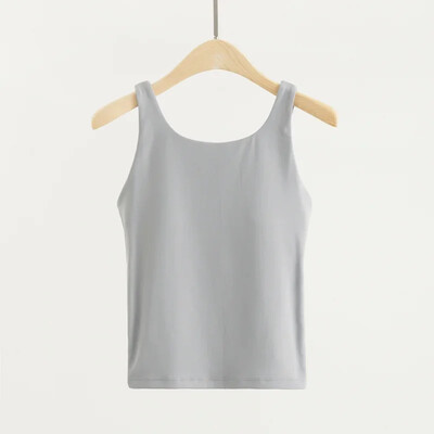 Cămăși de yoga cu gât în U, fără spate