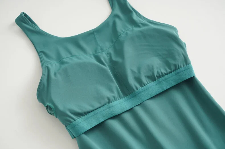 Cămăși de yoga cu gât în U, fără spate