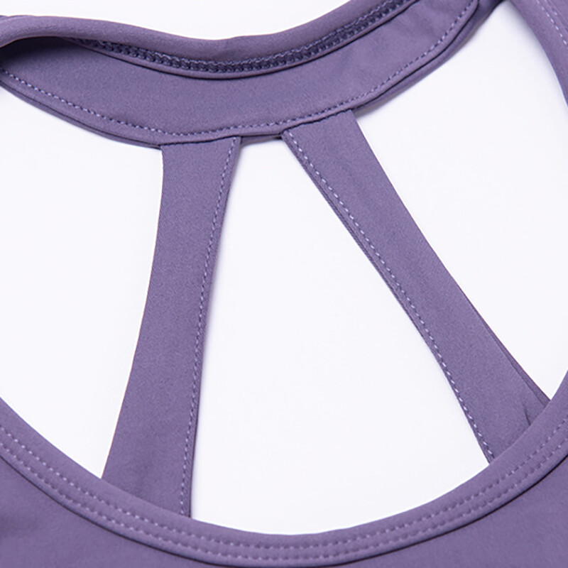 Bezpiedurkņu sacīkšu jogas veste Sporta vientuļa sieviešu sporta fitnesa sporta topi sporta zālei skriešanas treniņu jogas krekli