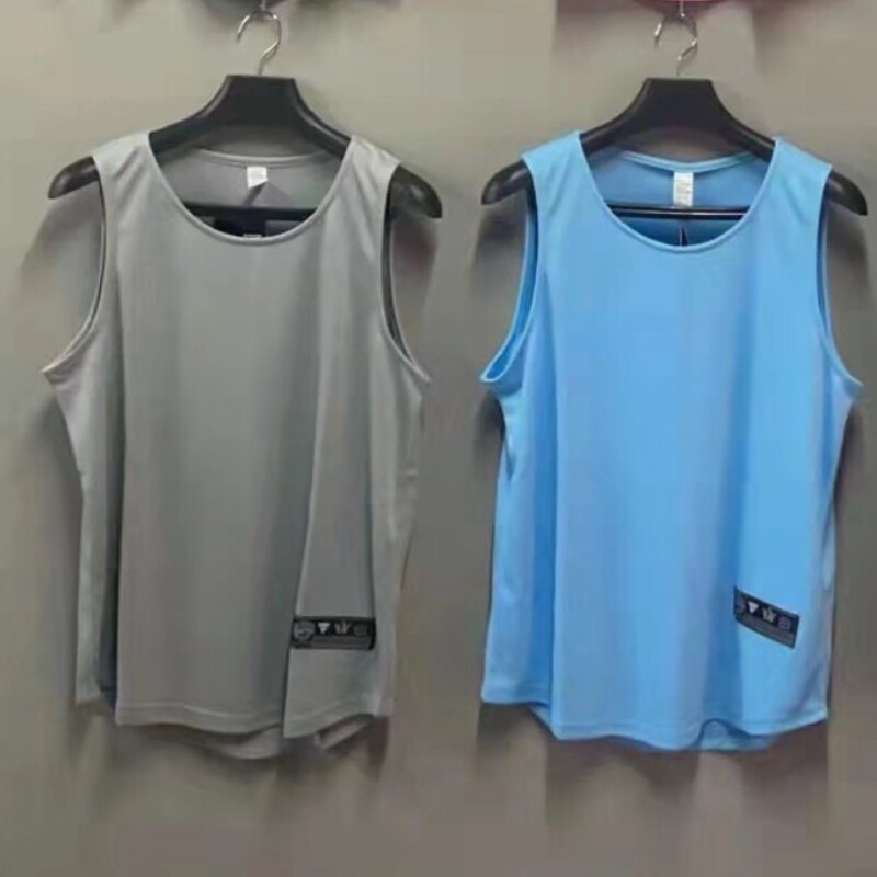 Vânzare caldă pentru bărbați, vestă de alergare de vară, fără mâneci, jerseu de baschet, imprimare cu litere, fitness, bodybuilding, maiuri personalizate
