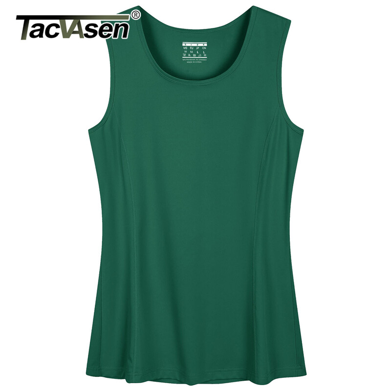 TACVASEN Tricouri de antrenament pentru antrenament de vară cu uscare rapidă, pentru femei, cu gâtul turn, tricouri fără mâneci, maiuri respirabile pentru antrenament pentru alergare