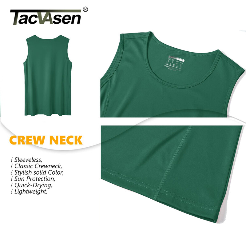 TACVASEN Tricouri de antrenament pentru antrenament de vară cu uscare rapidă, pentru femei, cu gâtul turn, tricouri fără mâneci, maiuri respirabile pentru antrenament pentru alergare