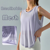 Cloud Hide Quick Dry Sieviešu sporta krekli XL Crop Top Elpojošs Liela izmēra Jogas T-krekls Treniņam piesedzamā veste bez piedurknēm