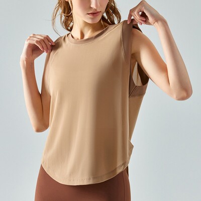 Cloud Hide Quick Dry Sieviešu sporta krekli XL Crop Top Elpojošs Liela izmēra Jogas T-krekls Treniņam piesedzamā veste bez piedurknēm