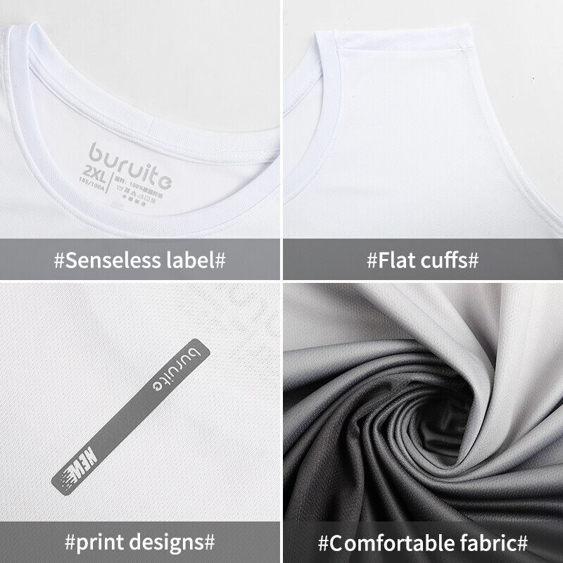 Sportski košarkaški prsluk Muška ljetna Ice svilena brzosušeća majica bez rukava Široka odjeća za fitness za trening trčanja