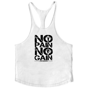 Βαμβακερό λουράκι ώμου 1 cm Bodybuilding Stringer Tank top Ανδρικό Fitness Singlet μυϊκό πουκάμισο καλοκαιρινό γυμναστήριο Ένδυση Αθλητικό γιλέκο