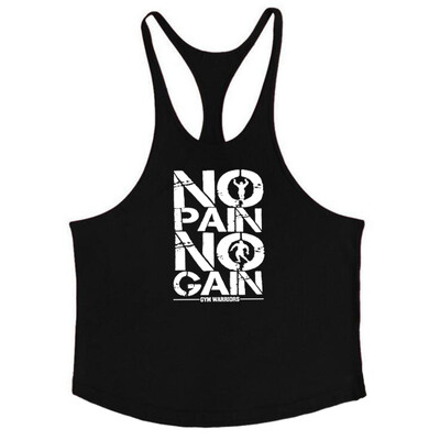 Curea de umăr din bumbac 1 cm Bodybuilding Stringer Tank top Men Fitness Singlets Cămașă musculară de vară Sala de sport Îmbrăcăminte Vestă sportivă