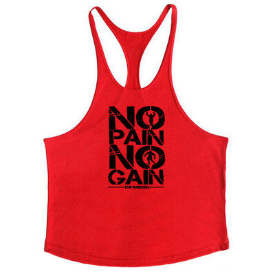 Curea de umăr din bumbac 1 cm Bodybuilding Stringer Tank top Men Fitness Singlets Cămașă musculară de vară Sala de sport Îmbrăcăminte Vestă sportivă