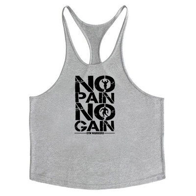 Curea de umăr din bumbac 1 cm Bodybuilding Stringer Tank top Men Fitness Singlets Cămașă musculară de vară Sala de sport Îmbrăcăminte Vestă sportivă