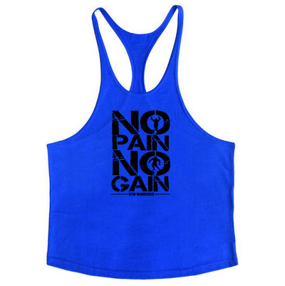 Curea de umăr din bumbac 1 cm Bodybuilding Stringer Tank top Men Fitness Singlets Cămașă musculară de vară Sala de sport Îmbrăcăminte Vestă sportivă