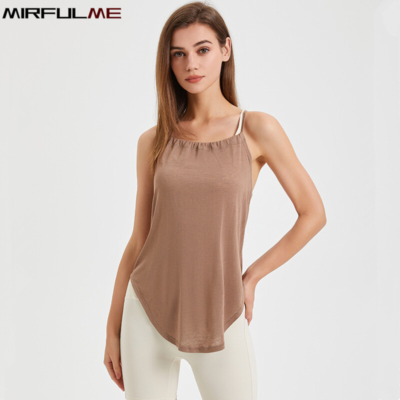 Ženski sportski prsluk Tanke široke majice za jogu Majice bez rukava za trčanje Brzo sušeće majice bez rukava Majice za vježbanje u teretani za djevojke Kamizol