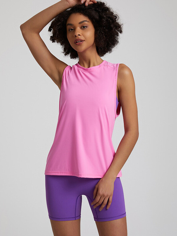 Topuri de alergare fără mâneci pentru femei Tank Top pentru tenis Yoga Padel Cămașă Îmbrăcăminte sportivă respirabilă Tricouri Îmbrăcăminte cu design la spate