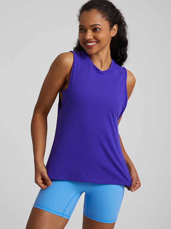 Topuri de alergare fără mâneci pentru femei Tank Top pentru tenis Yoga Padel Cămașă Îmbrăcăminte sportivă respirabilă Tricouri Îmbrăcăminte cu design la spate