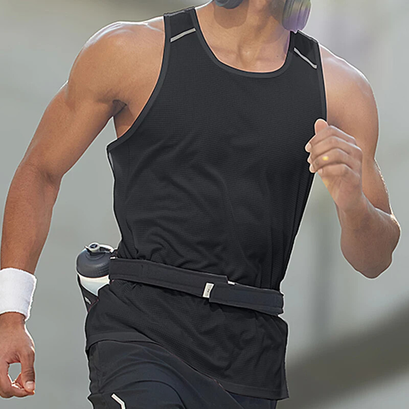 Bărbați Îmbrăcăminte sport Bărbați Gimnașă Fitness Vest Îmbrăcăminte sportivă pentru bărbați Tricou fără mâneci Atletism Alergare Îmbrăcăminte Drumeții Veste Trening bărbați