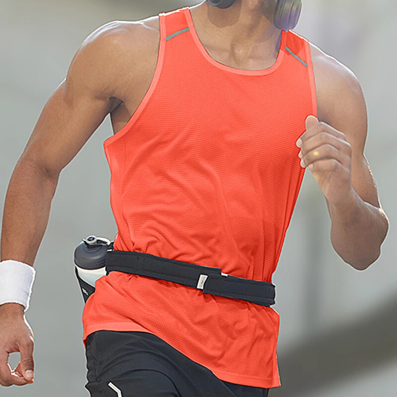 Bărbați Îmbrăcăminte sport Bărbați Gimnașă Fitness Vest Îmbrăcăminte sportivă pentru bărbați Tricou fără mâneci Atletism Alergare Îmbrăcăminte Drumeții Veste Trening bărbați