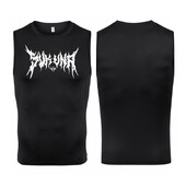 Grafisks bezpiedurkņu kompresijas krekls vīriešiem Vasaras Athletic Ātri Dry Elastīgi Topi Sporta zāle Treniņiem Skriešanas vestu pamatnes