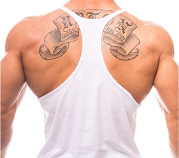 Unversal Gym Stringers Ανδρικά Tank Tops Αμάνικο πουκάμισο Y πλάτη Bodybuilding and Fitness Ανδρικά γυμναστήρια Μονά Ρούχα Μυϊκές ρεγκάτες