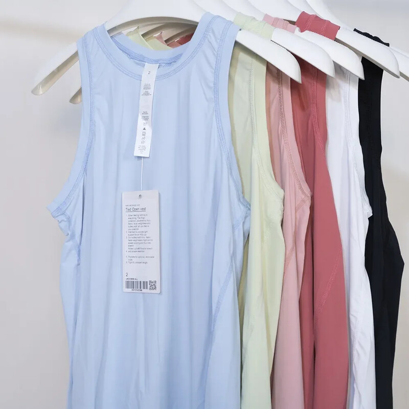 Tricou sport pentru femei de vară, exerciții de fitness, jogging, antrenament, respirabil, largi, fără mâneci, fără spate, sexy, maiuu de yoga