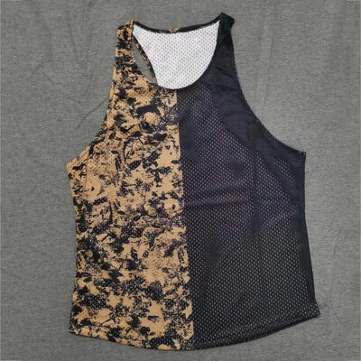 Tricou pentru alergare atletic pentru bărbați, maiuu ultraușor pentru maraton, cămăși cu spate în Y, tricou fără mâneci, pentru antrenament, pentru antrenament uscat.