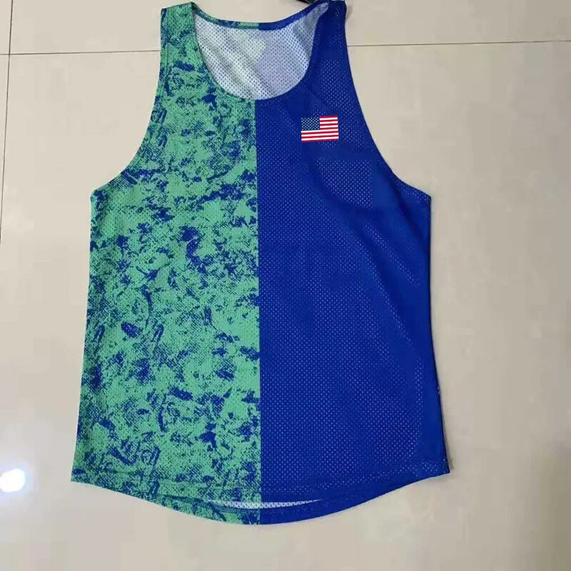 Tricou pentru alergare atletic pentru bărbați, maiuu ultraușor pentru maraton, cămăși cu spate în Y, tricou fără mâneci, pentru antrenament, pentru antrenament uscat.