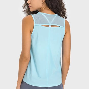 Classic Shaping Yoga Ελαφρύ Mesh Tank Top Αμάνικο Running Fitness Άσκηση Breathable Sweatwicking Fitness Ρούχα