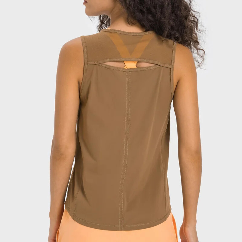 Yoga cu modelare clasică, maiuu cu plasă ușoară, fără mâneci, alergare, exerciții de fitness, îmbrăcăminte de fitness, respirabil, care elimină transpirația