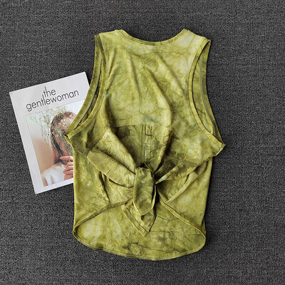 Ženska brzosušeća sportska vesta za trčanje, fitness majica bez rukava, joga majica bez rukava, ljepota, vanjska sportska majica