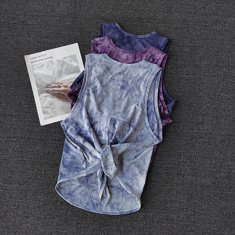 Ženska brzosušeća sportska vesta za trčanje, fitness majica bez rukava, joga majica bez rukava, ljepota, vanjska sportska majica