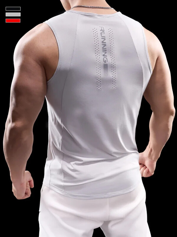 Maiuri pentru alergare pentru bărbați, antrenament în aer liber, maraton, îmbrăcăminte cu uscare rapidă, vestă fără mâneci, sală, jogging, lenjerie de corp, tricouri de fitness, cămăși