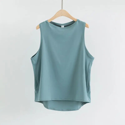 Vestă de vară pentru femei, fără mâneci, largi, fitness, modă, maioul sport, yoga, respirabil, de bună calitate, maiuri casual 3 culori