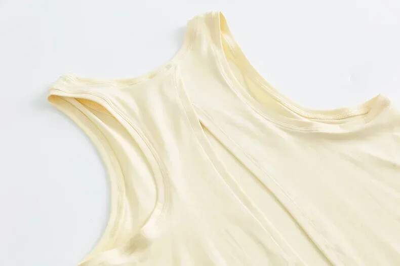 Top tanc de yoga atletic super moale, ușoare, femei, spate, deschis, simplu, sport, vestă de fitness, îmbrăcăminte largi, din nailon, pentru antrenament.