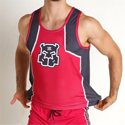 Maieu din plasă pentru bărbați SexyMan Play Lenjerie de noapte Vestă pentru gimnastică musculară Cămașă fără mâneci Culturism Maiote de fitness Îmbrăcăminte RT