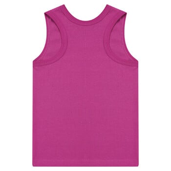 Kids Girls Racer Back Tank Top Μονόχρωμο στρογγυλό λαιμό αμάνικο γιλέκο Tank for workout Yoga Running γιλέκα Παιδικά καλοκαιρινά μπλουζάκια