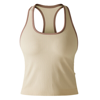 Nou Yoga Racerback Tank Top Alergare strâns Fitness Vestă sportivă cu uscare rapidă Uscare rapidă Îmbrăcăminte activă Top subțire Tricou tip singlet pentru femei