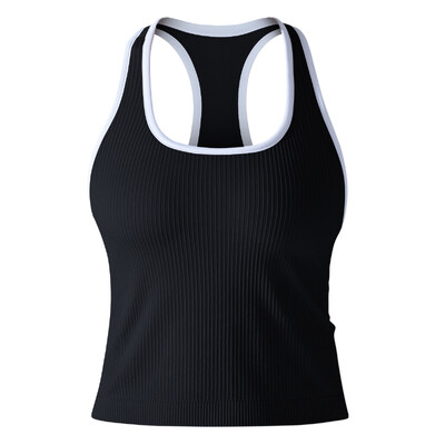 Nou Yoga Racerback Tank Top Alergare strâns Fitness Vestă sportivă cu uscare rapidă Uscare rapidă Îmbrăcăminte activă Top subțire Tricou tip singlet pentru femei