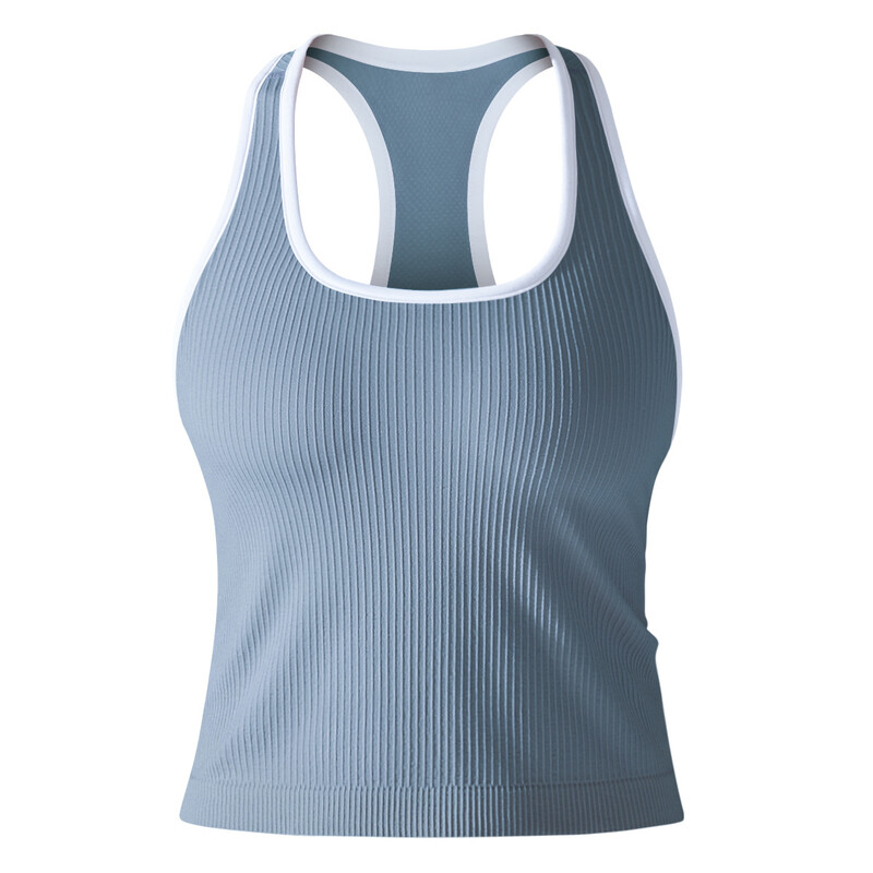 Nou Yoga Racerback Tank Top Alergare strâns Fitness Vestă sportivă cu uscare rapidă Uscare rapidă Îmbrăcăminte activă Top subțire Tricou tip singlet pentru femei