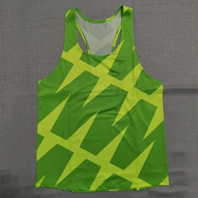 Vīriešu atlētiskie skriešanas topi īpaši vieglie maratona krekli, kas izgatavoti ar muguru, Dry Fit, treniņiem bez piedurknēm.