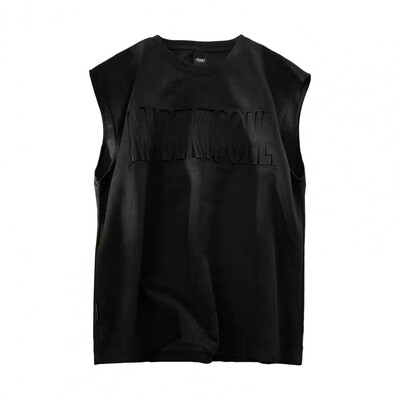 Smaga zamšādas veste vīriešu vasaras augstākās klases sajūta smuki skaists gadījuma brīvs sporta T-krekls vīriešu apģērbs bez piedurknēm