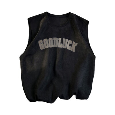 Smaga zamšādas veste vīriešu vasaras augstākās klases sajūta smuki skaists gadījuma brīvs sporta T-krekls vīriešu apģērbs bez piedurknēm