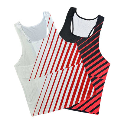 Moda bărbați Running Marathon Singlets Vestă fără mâneci Bărbați Tank Top Personalizare