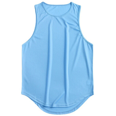 Vasaras maratona skriešana Quick Dry Sporta Tops Vīriešu Tīkla Tkrekls Bez piedurknēm Fitnesa Treniņš Basketbols Brīvi Fit Vingrošanas Veste