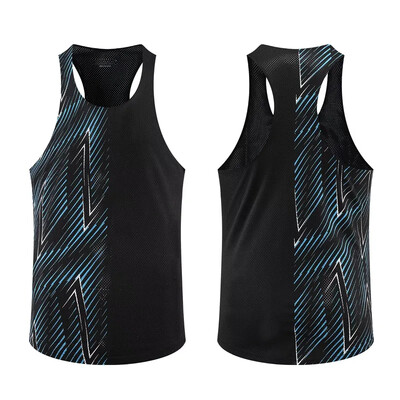 Profesionalni muški prsluk za maratonsko trčanje, sportsko odijelo, brzo sušeća oprema za trening za natjecanja, ljetnu sezonu