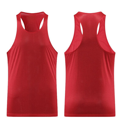 Profesionalni muški prsluk za maratonsko trčanje, sportsko odijelo, brzo sušeća oprema za trening za natjecanja, ljetnu sezonu