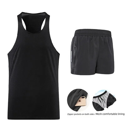 Profesionalni muški prsluk za maratonsko trčanje, sportsko odijelo, brzo sušeća oprema za trening za natjecanja, ljetnu sezonu