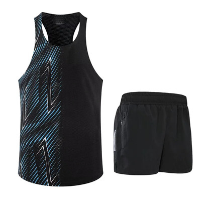 Profesionalni muški prsluk za maratonsko trčanje, sportsko odijelo, brzo sušeća oprema za trening za natjecanja, ljetnu sezonu