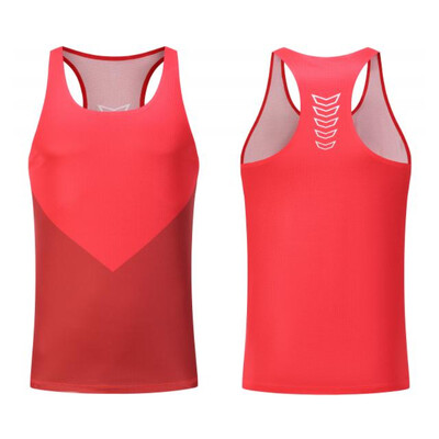 Vīriešu sportiskā skriešanas, 2024. gada vasaras gradienta sporta zāles krekls bez piedurknēm, īpaši viegls maratona treniņa veste ar Y formas muguru