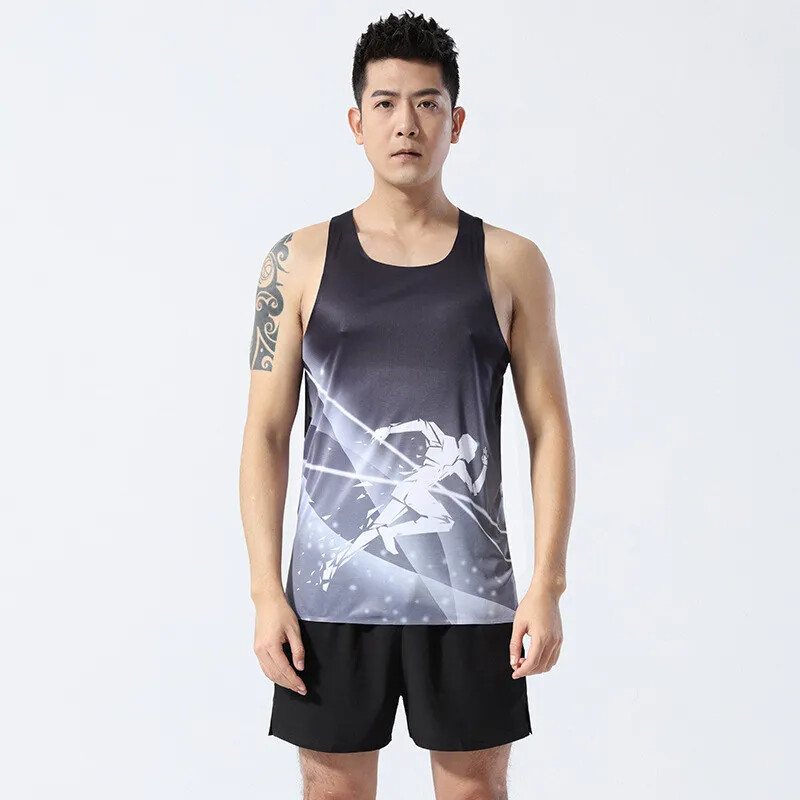 Bărbați adulți, femei, cămăși de alergare pentru drumeții, maiouri strânse de gimnastică, tricouri pentru maraton, sport, exerciții sportive, vestă de baschet, haine A21