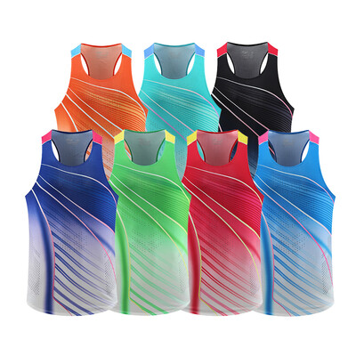 Atletism Tank Top Runnning Speed Singlet Cămașă de fitness pentru bărbați Vestă fără mâneci Atlet Track Field Singlet Personalizare