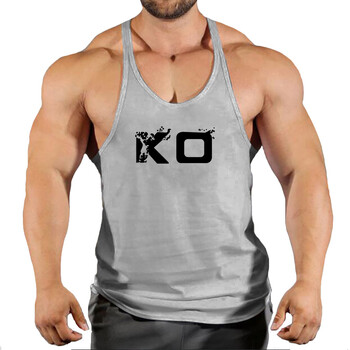 Επώνυμα ρούχα γυμναστηρίου Ανδρικά Bodybuilding and Fitness Stringer Tank Top Γιλέκο αθλητικά εσώρουχα προπόνηση μυών Singlets Running